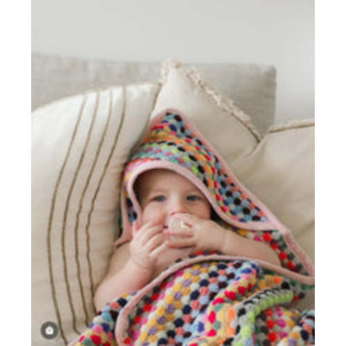 Pom Pom Baby Swaddle Blanket | Loving Coastal Living