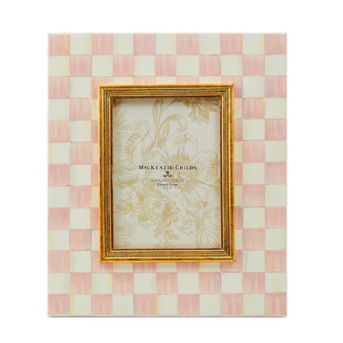 Rosy Check Picture Frame, 5" x 7"