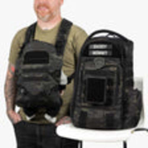 Daypack Diaper Bag & Baby Carrier Bundle - Durable, Versatile Gear – Tactical Baby Gear -- Color: Multicam Black