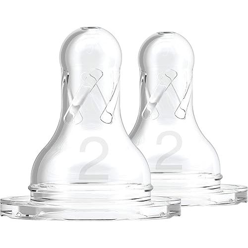 Dr Brown 2pk Level 2 Nipp Size 2ct Dr. Brown'S 2pk Level 2 Standard Nipple, 3-6 Months