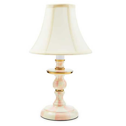 MacKenzie-Childs | Rosy Check Candlestick Lamp
