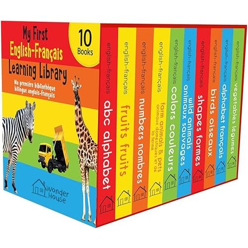 My First English-Français Learning Library (Ma première bibliothèque bilingue anglais-français) (French Edition)