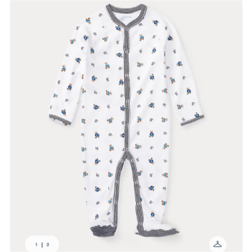 Polo Bear Cotton Coverall | Ralph Lauren