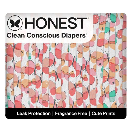Honest Wetness Indicator Diapers - Plant-Based & Fragrance-Free | Honest