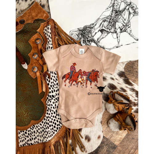 Bulldogger Onesie (little kid)(Clay)