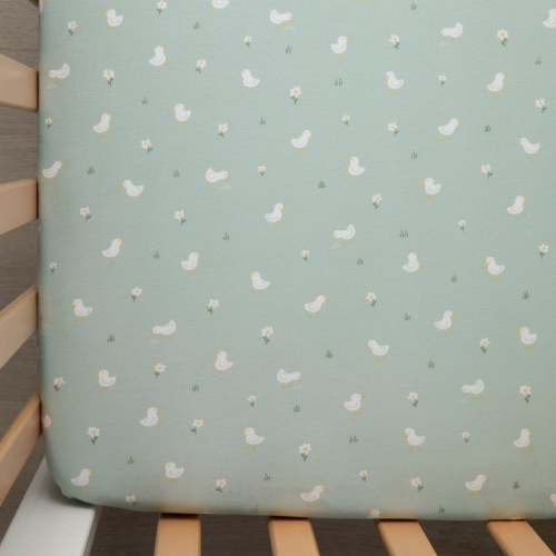 Cotton Jersey Fitted Crib Sheet - Goosey Goosey