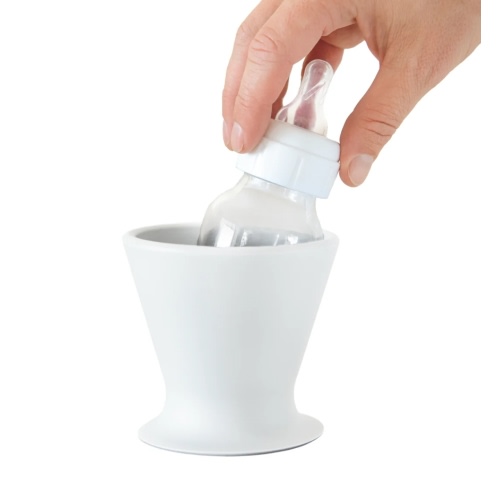 bökee Baby Bottle Holder, Hands Free, One-Hand Bottle Prep