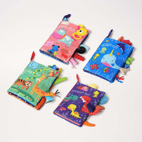 Montessori Baby Soft Book - Early Sensory Stimulation!