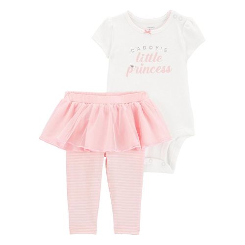 Baby Girl Carter's 2-pc. "Daddy's Little Princess" Bodysuit & Tutu Pants Set