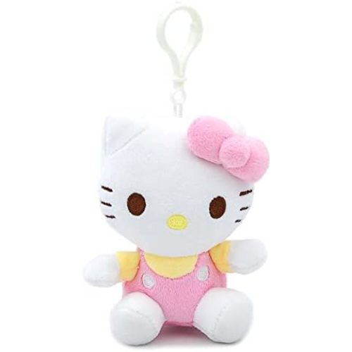 Hello Plush Kitty Keychain 4.5” Inch Stuffed Plushie Doll Purse Decorations Backpack