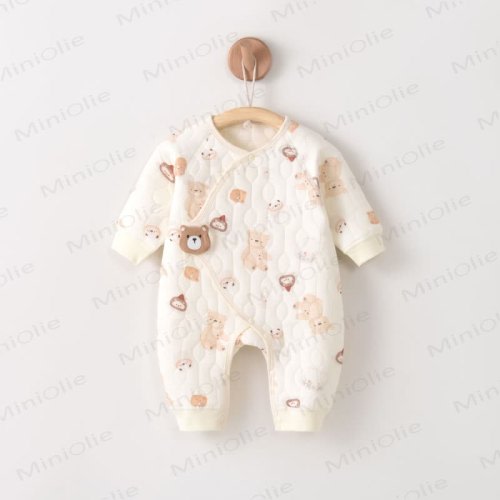 Baby Bear Velcro Pajamas Romper