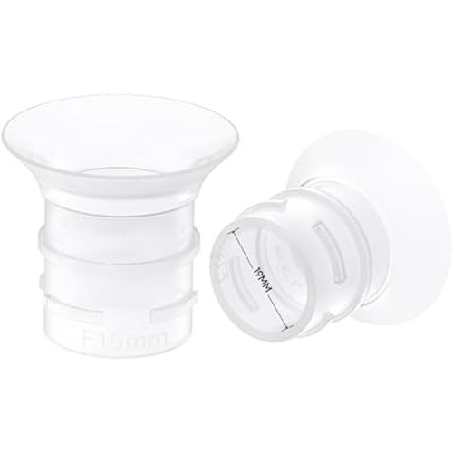 eufy Original 19mm Sizing Inserts (2-Pack) for Wearable Breast Pump S1/S1 Pro/E10, Silicone Sizing Inserts, Easy to Install and Use, Comfortable and Precise Fit for Better Suction