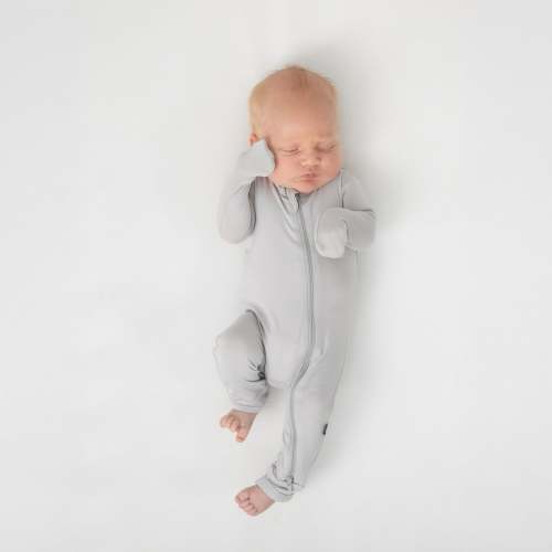 Zippered Romper in Storm | Romper Pajamas | Kyte Baby