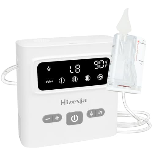 Nasal Aspirator for Baby,Large Flow Electric Nose Suction for Baby,Relieves Nasal Congestion,Baby Nose Sucker with 9 Suction Levels,Food Grade Silicone Tip,USB Rechargeable,Soothing Music and Light