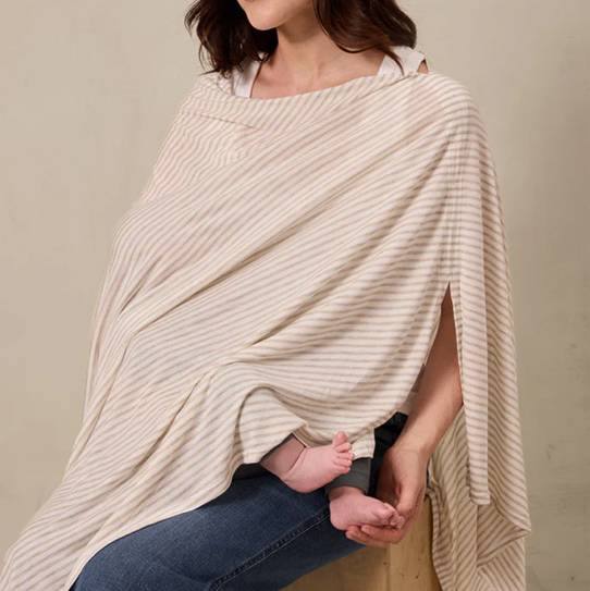 Driftwood Stripe Nursing Cover