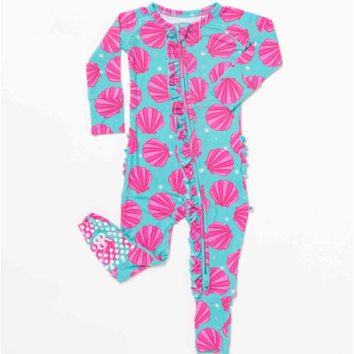 Talk to the Shell Convertible Ruffle Romper