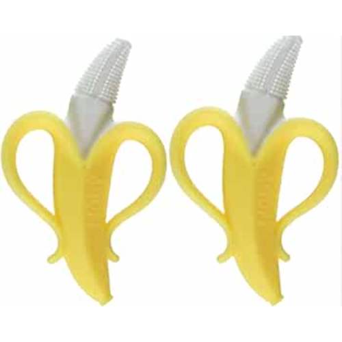 Nuby Nananubs Banana Massaging Teether (Pack of 2)