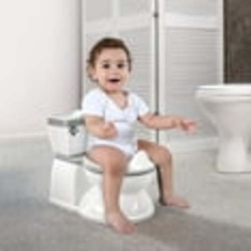RONBEI Realistic Potty Training Toilet for Kids and Toddlers w/ Flushing Sounds, Splash Guard