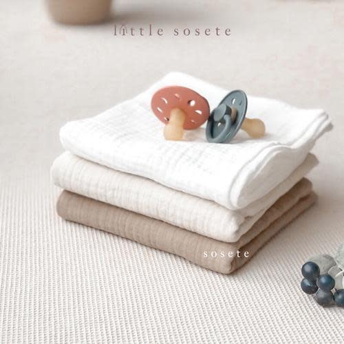 Jual Littlesosete - Plain Muslin Swaddle - Bedong Bayi - Bedong Muslin - Milky White - Jakarta Utara - Littlesosete | Tokopedia