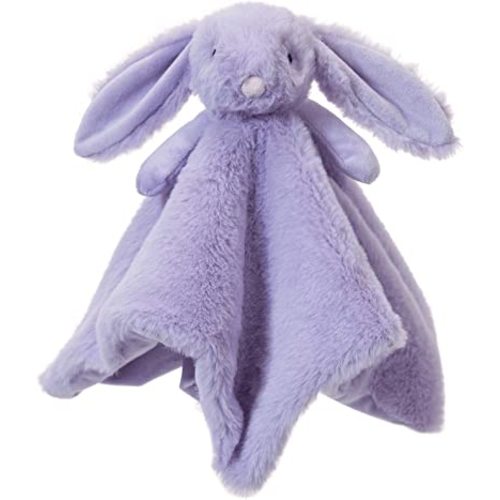 Apricot Lamb Stuffed Animals Purple Bunny Rabbit Security Blanket Infant Nursery Character Blanket Luxury Snuggler Plush Baby Lovey(Purple Bunny, 13 Inches)