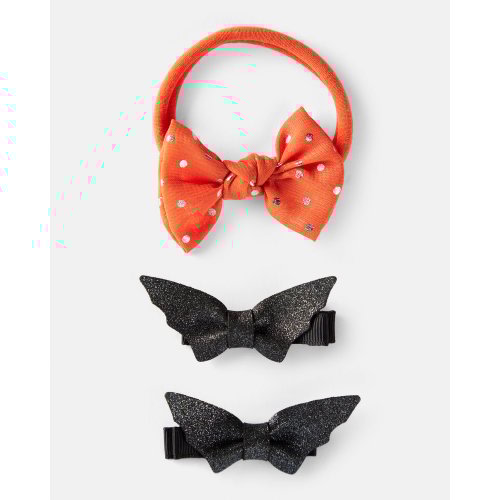 Baby 3-Piece Halloween Hair Accessories - Orange/Black - Carter's | Carter's