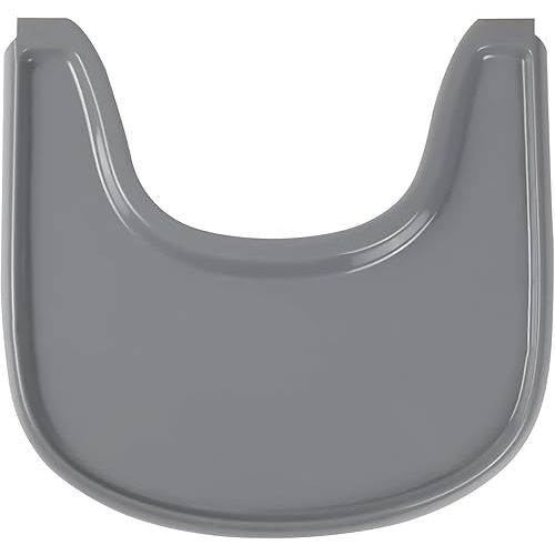 High Chair Tray Compatible with Stokke Tripp Trapp Chair with Smooth Surface and Strong Suction - Made from Food Safe Plastic (BPA BPS BPF Lead and Phthalate Free) (Gray)