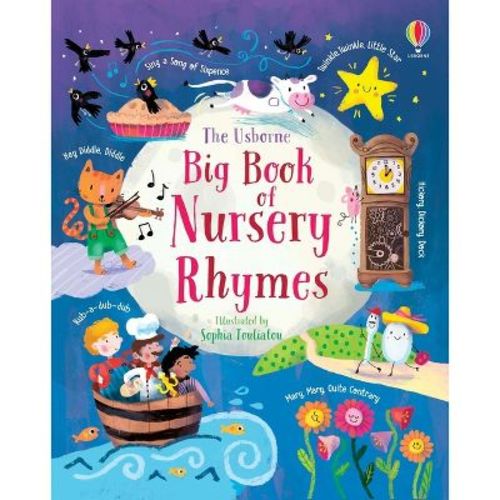 Big Book Of Nursery Rhymes - (big Books) By Felicity Brooks (board Book)