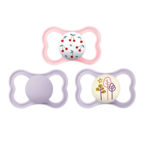 MAM Air Day & Night Pacifier 6m+ - Girl - 3pk