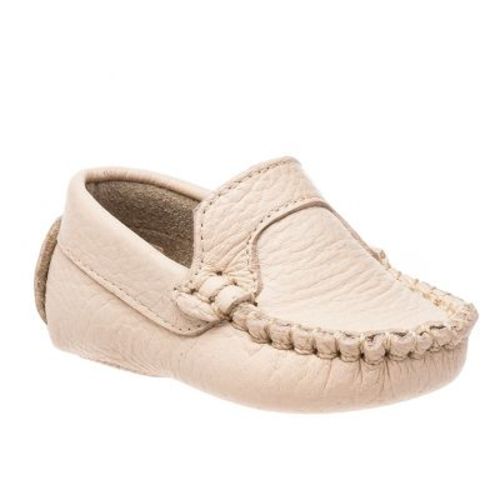 Elephantito Infant Moccasin - Cream, 4