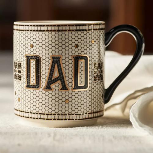 The Bistro Tile Stoneware Mug: Family Edition