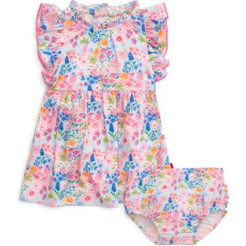 Lily Ruffle Dress & Bloomers Set, 3-6M