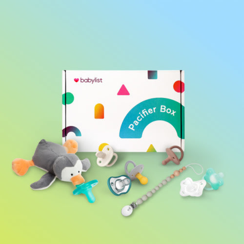 Babylist Pacifier Try-It Box (7 Pacifiers + 1 Clip)