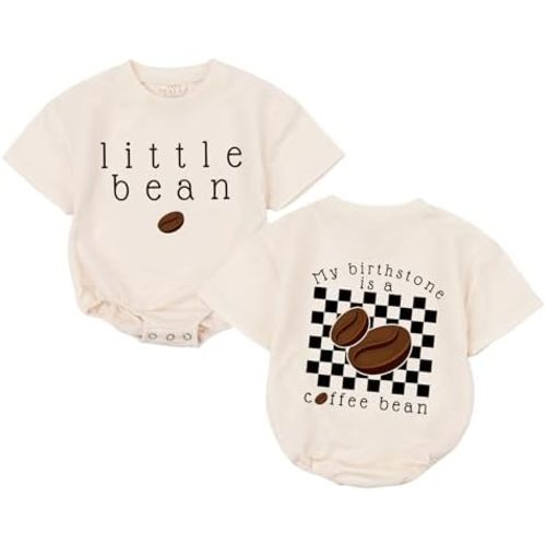 Little Bean Baby Bubble Romper – Oversized Infant Bodysuit for Newborn Boy Girl, Cute and Comfy Outfit Gift