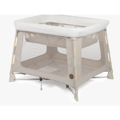 Maxi-Cosi Swift Baby Playpen with Mat, Baby Play Yards, Pack and Play with Bassinet - Portable Playpen for Babies and Toddlers, Classic Oat
