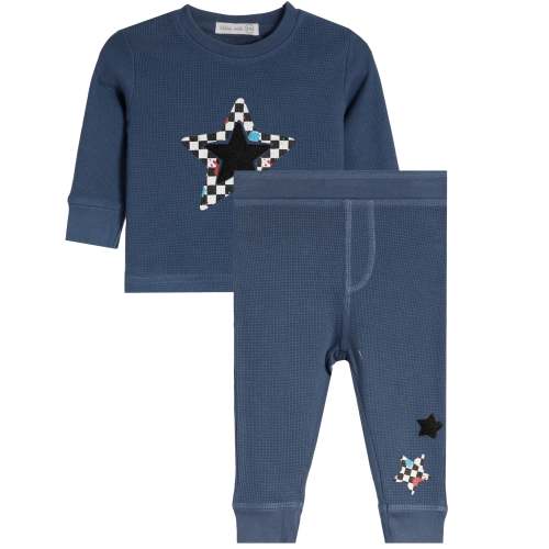 2pc Check Star Thermal Set