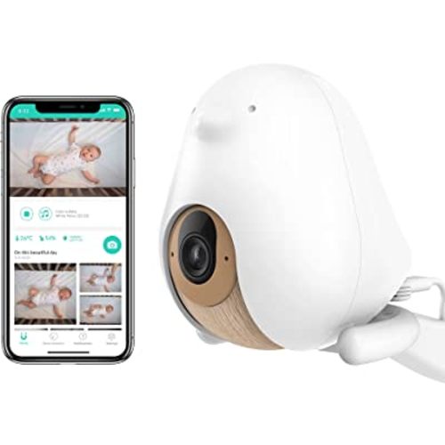 Cubo Ai Plus Smart Baby Monitor and 3-Stand Set | HD Night Vision Camera with A.I. Baby Safety Alerts, Sleep Analytics and Two-Way Audio | iOS, Android and Smart Home Compatible