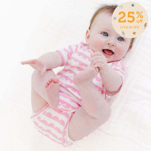scallop stripe cloudstretch™ magnetic bodysuit – Magnetic Me