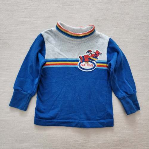 Vintage Color Block Dog Pilot 12 months