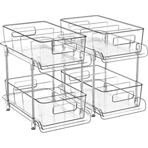  HIHEGD 2 Tier Bathroom Storage Organizer with