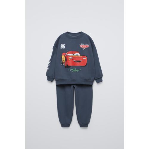 CARS LIGHTNING MCQUEEN © DISNEY SWEATSHIRT AND JOGGERS MATCHING SET - Blue | ZARA United States
