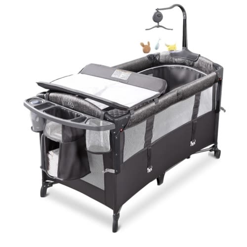 Baby Bassinet Bedside Crib for Newborn to Toddler Baby Bed