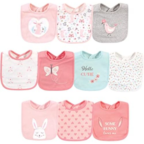 Hudson Baby Unisex BabyCotton Bibs
