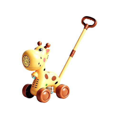 2026 New Cartoon Push Bubble Walker for Toddlers, 2-in-1 Electric Bubble Blower & Learning Walking Cart with Lights, Fun Outdoor Play Toy for Backyard & Parties