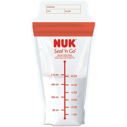 NUK Simply Natural Seal n' Go Breast Milk Bags