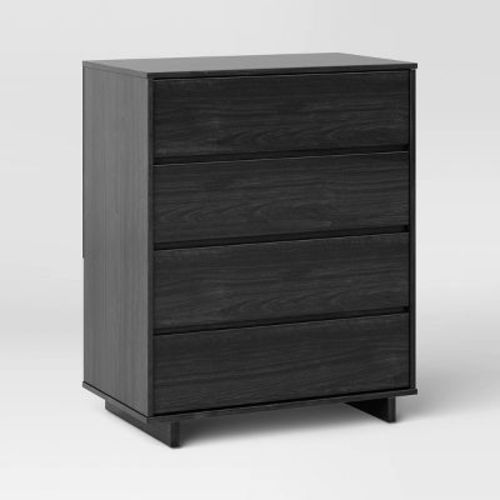 Modern 4 Drawer Dresser Black - Room Essentials™