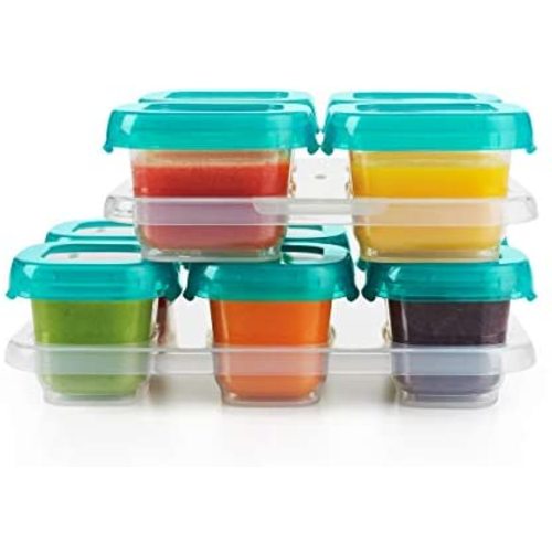 OXO Tot 12-Piece Baby Blocks Set, Teal