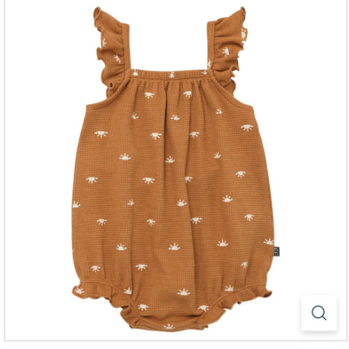 Baby Girls Brown Sun Bubble Romper – Gerber Childrenswear