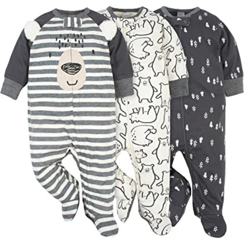 Gerber baby-boys 3-pack Sleep 'N Play