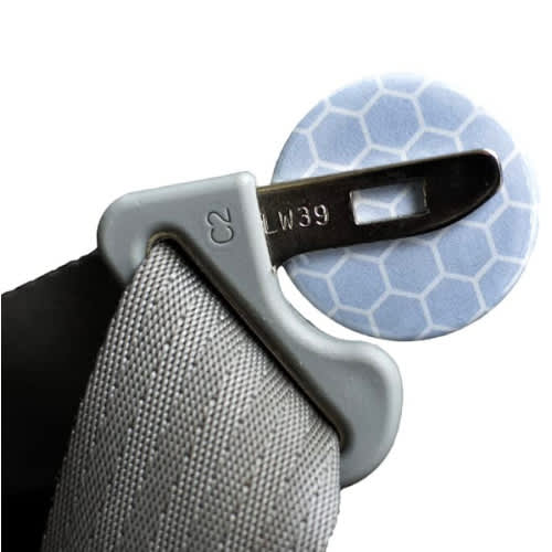 Magnetic Children's Car Seat Strap Holders (Stealthy Grey)