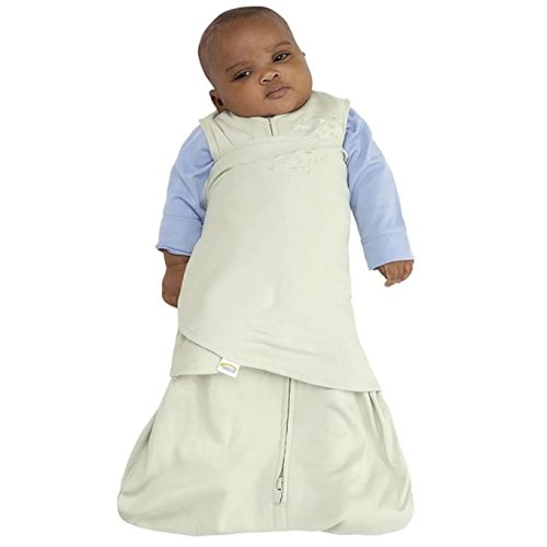 HALO 100% Cotton Sleepsack Swaddle,  Sage, Newborn, 0-3 Months - Newborn (Pack of 1)